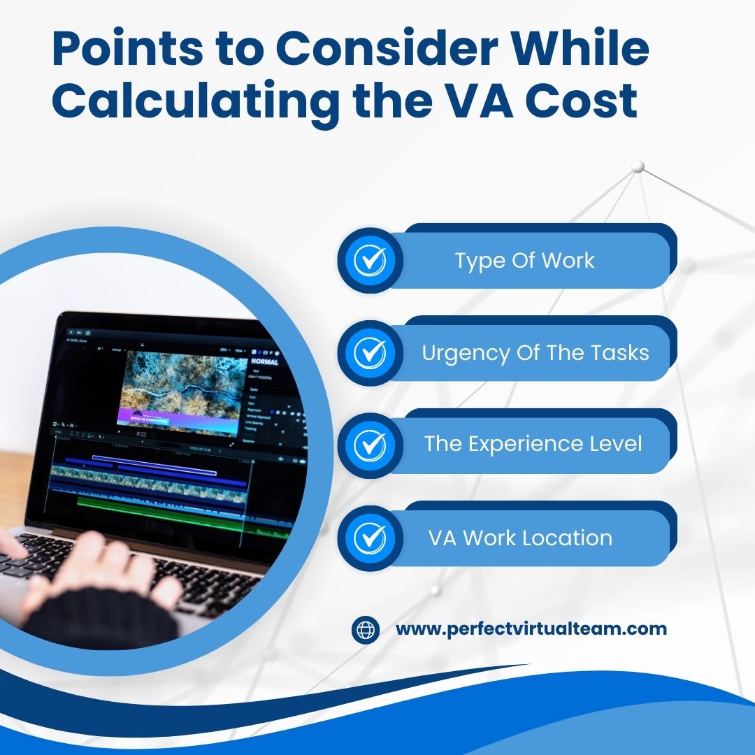 Points to consider while calculating the virtual assistant cost 