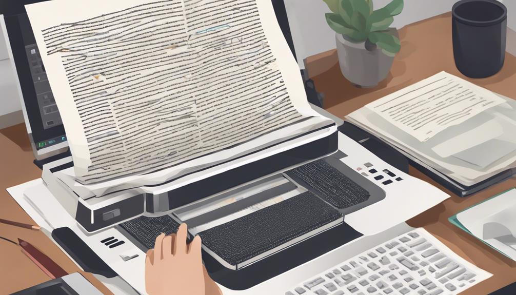 converting scanned documents to pdf