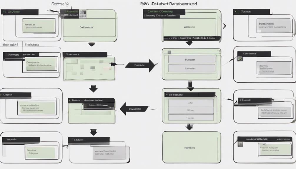 database data formatting process