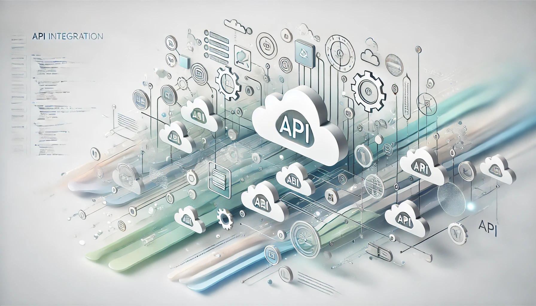 DALL·E 2024 11 15 14.20.07 A visually appealing and modern digital illustration of API integration services. The design features interconnected nodes and data flow representatio Perfect Virtual Team